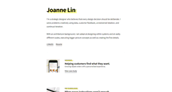 Desktop Screenshot of joanne-lin.com